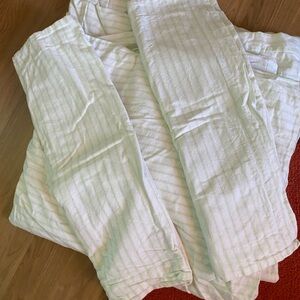 Flannel duvet cover and shams